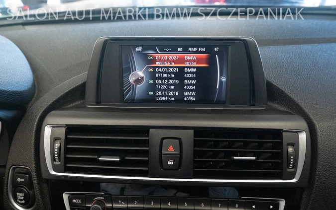 BMW Seria 1 cena 44900 przebieg: 121292, rok produkcji 2015 z Złoty Stok małe 631